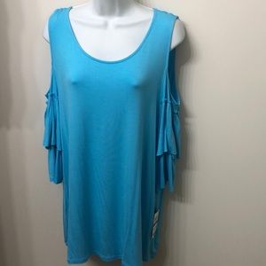 Inc Cold Shoulder Top